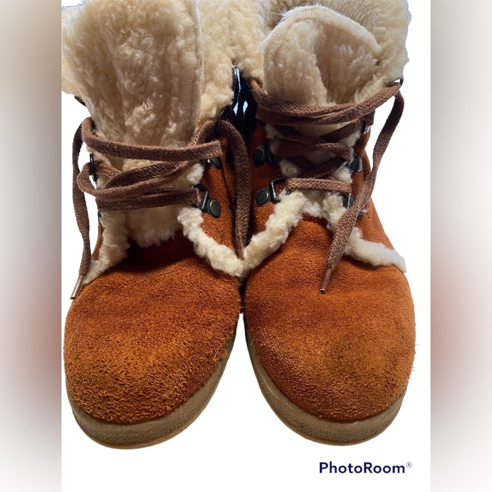 VINTAGE BALLOONS THOM MCAN Suede Leather Boots size 6